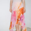 Neon Asymmetrical Tropical Midi Skirt - Image 3