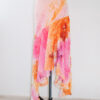 Neon Asymmetrical Tropical Midi Skirt - Image 2