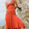 Cavalli Orange Midi Dress - Image 3