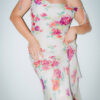 Rene Derhy Draped Rose Dress