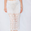 1970s Vintage Crochet Midi Skirt