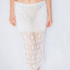 1970s Vintage Crochet Midi Skirt - Image 3