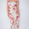 Rene Derhy Draped Rose Dress - Image 2