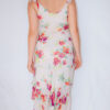 Rene Derhy Draped Rose Dress - Image 3