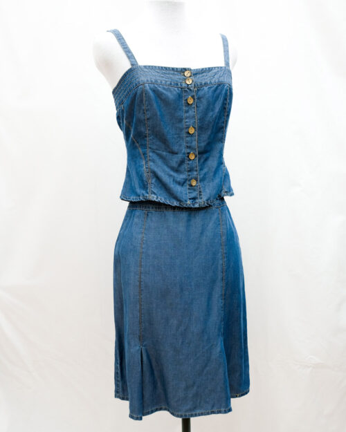 Vintage Spanish Denim Two Piece Set