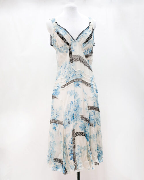 Blumarine Silk Two Piece Dress