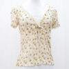 Kristina Ti Printed Silk Top