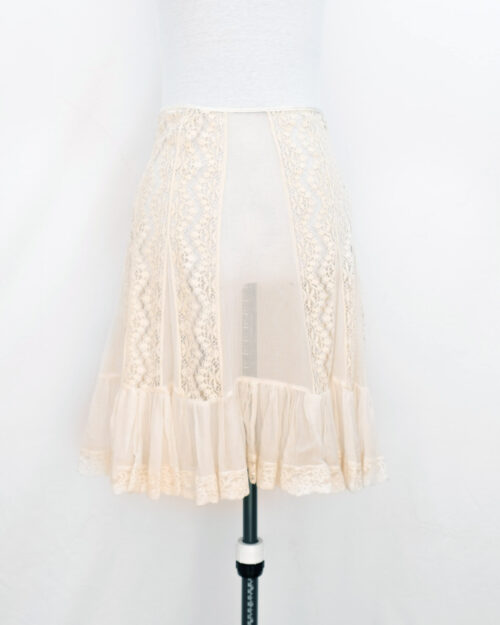 Sheer Italian Lace Skirt