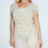 Kristina Ti Printed Silk Top - Image 2