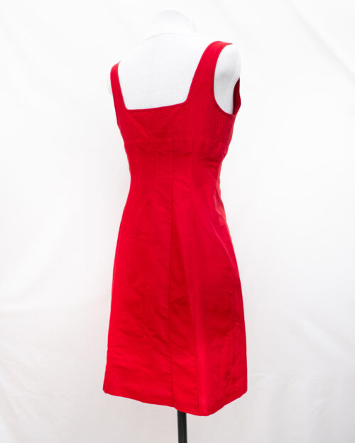 Corinne Sarrut Red Silk Dress