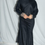 Cavalli Wool Draped Dress