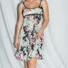 Blumarine Light Blue Printed Dress
