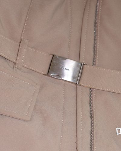 Prada Vintage Padded Jacket with Belt - Image 4