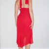 RESERVED Moskada 2000s Red Halterneck Dress - Image 3