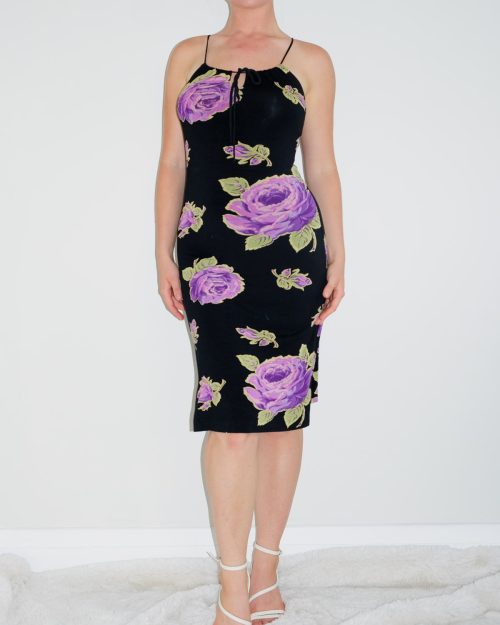 Betsey Johnson 1990s Floral Dress