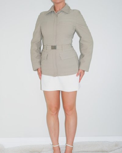 Prada Vintage Padded Jacket with Belt - Image 2