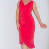 RESERVED Ungaro Fuscia Draped Dress - Image 3
